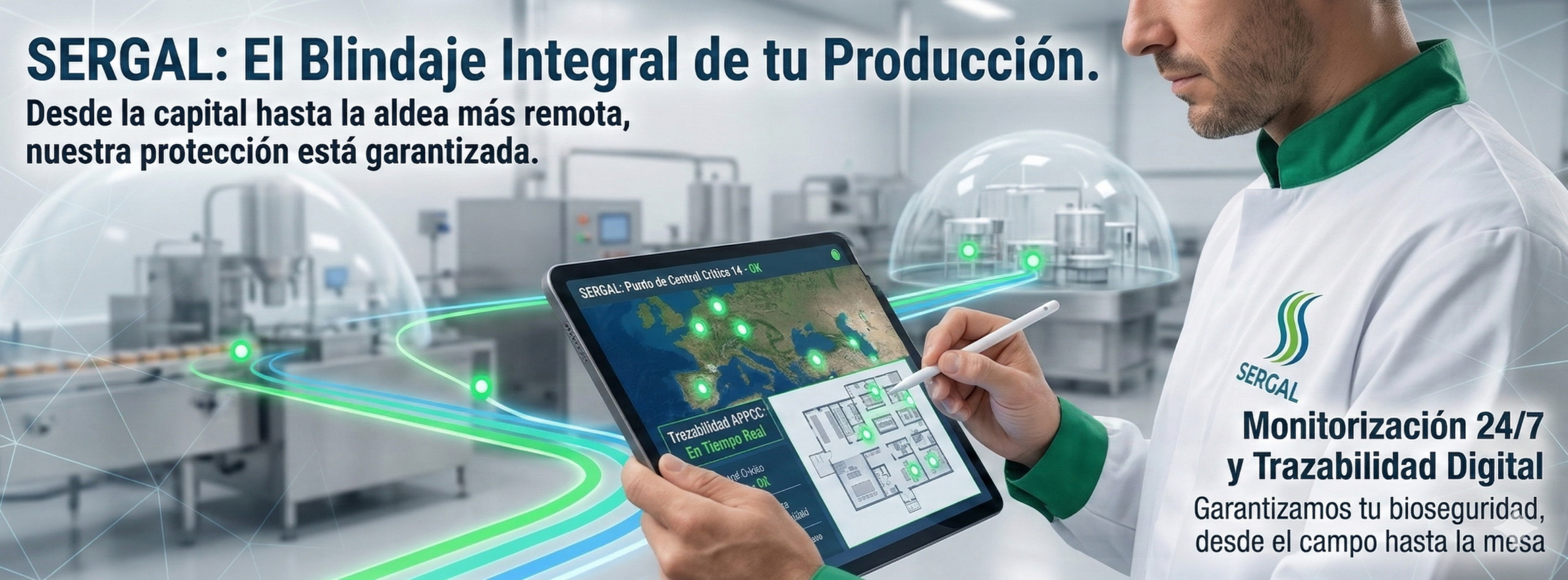Monitorización digital 24/7 y trazabilidad APPCC para industria alimentaria